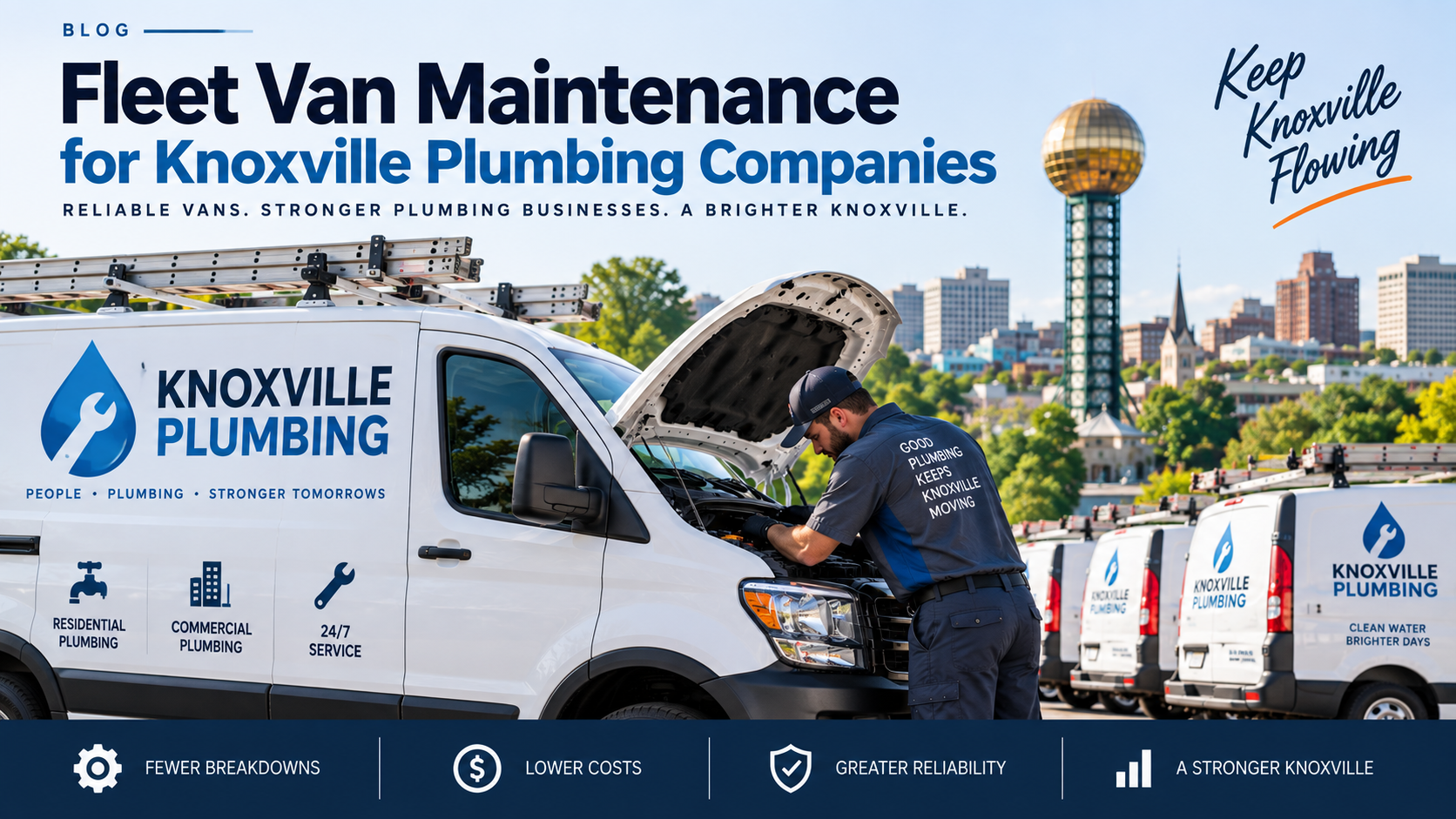 Fleet Van Maintenance for Knoxville Plumbing Companies